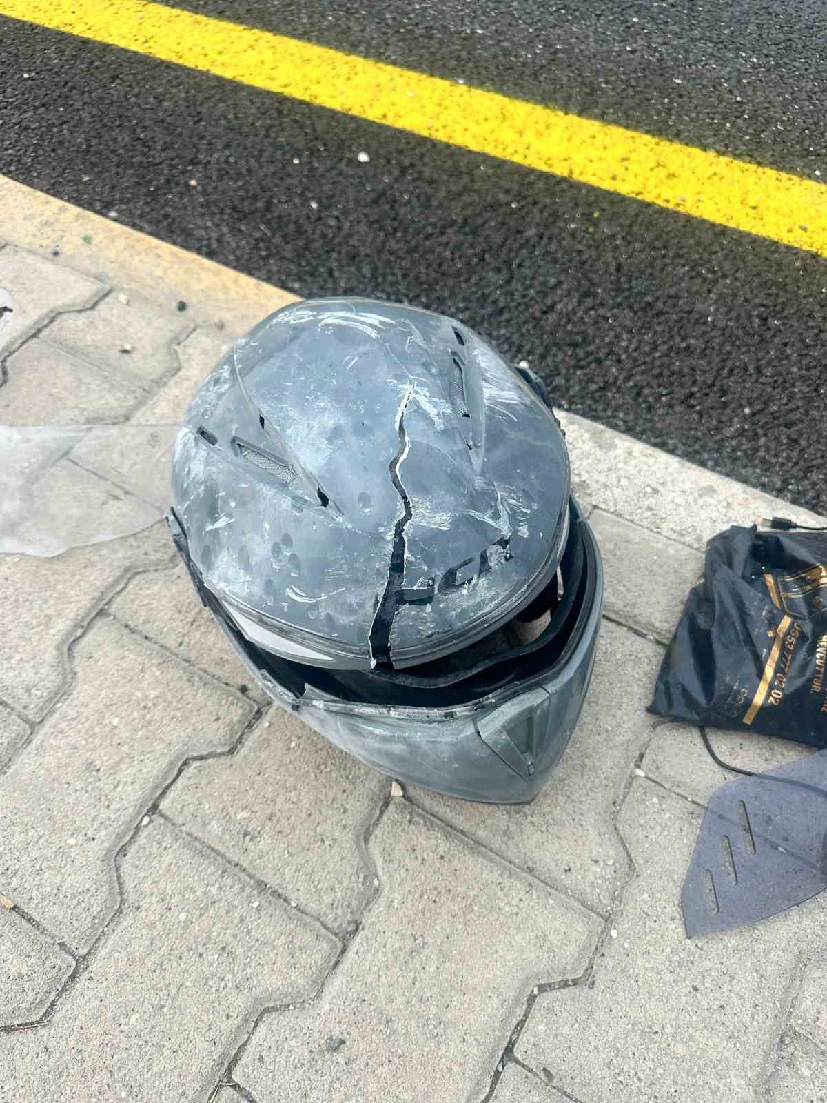 Adıyaman’da motosiklet devrildi : 1 yaralı