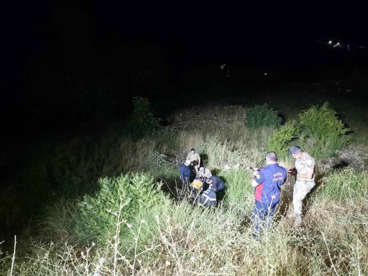 Hassa’da yamaçtan düşen vatandaş kurtarıldı
