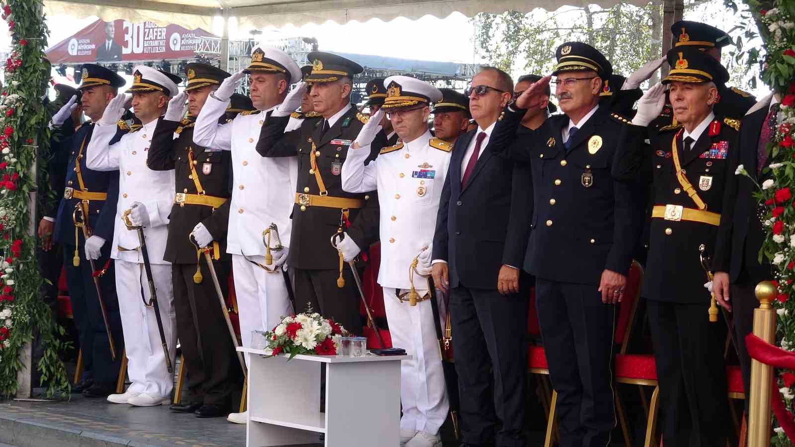 Antalya’da 30 Ağustos coşkusu yaşandı