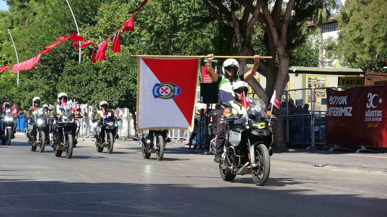 Antalya’da 30 Ağustos coşkusu yaşandı