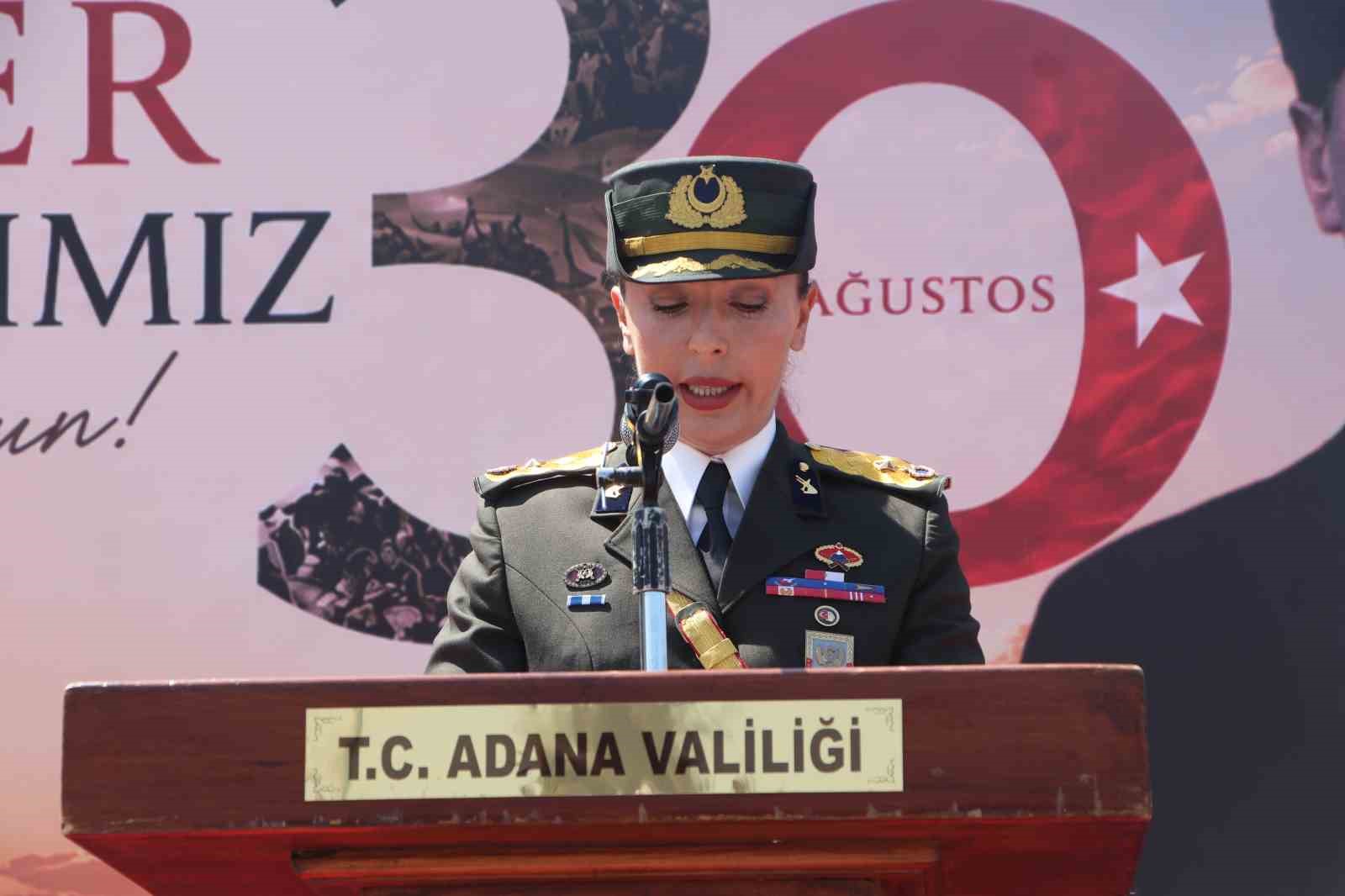 Adana’da 30 Ağustos Zafer Bayramı kutlandı