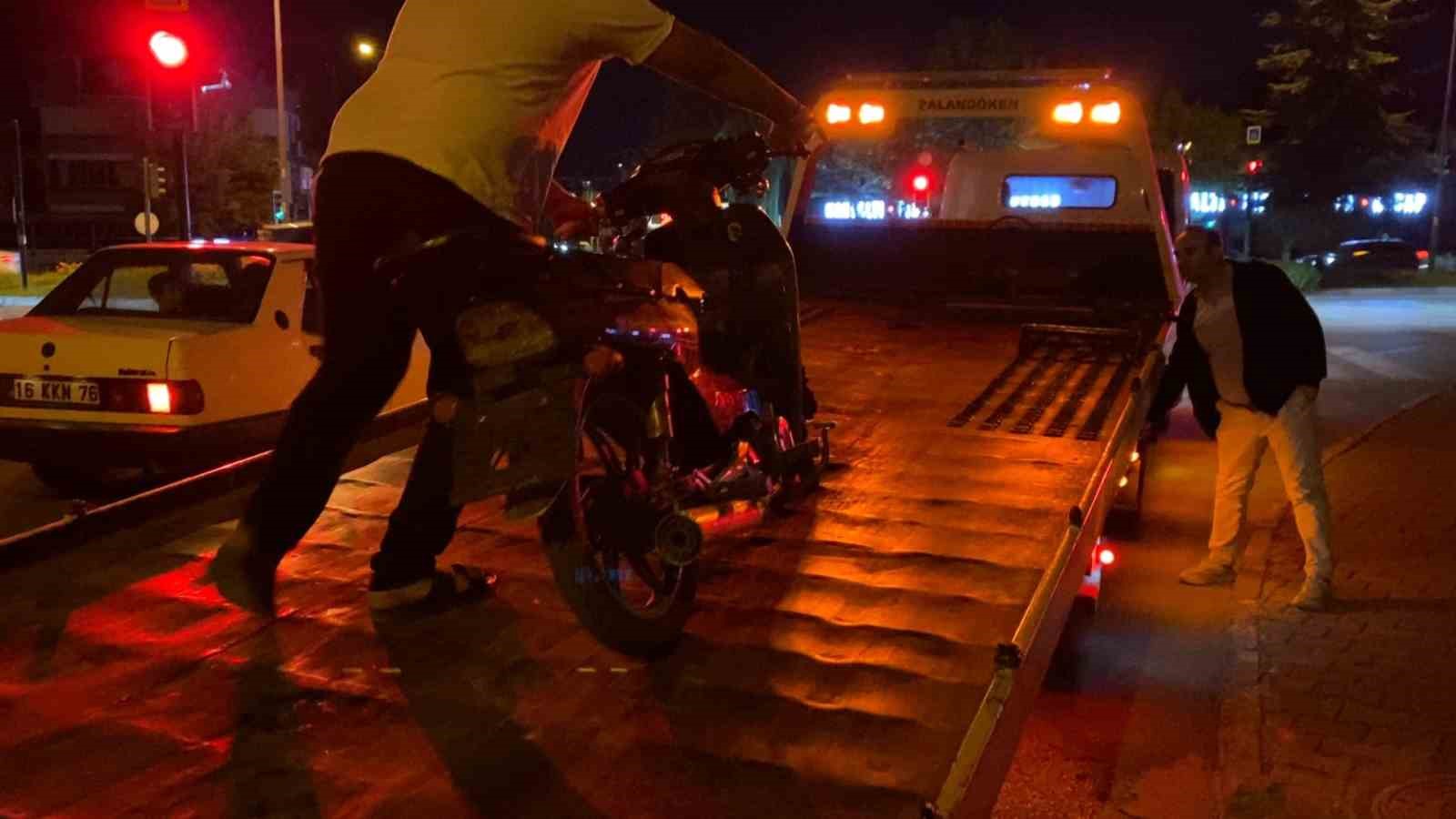 Gece motosikletle tur atmak 90 bin liraya mal oldu