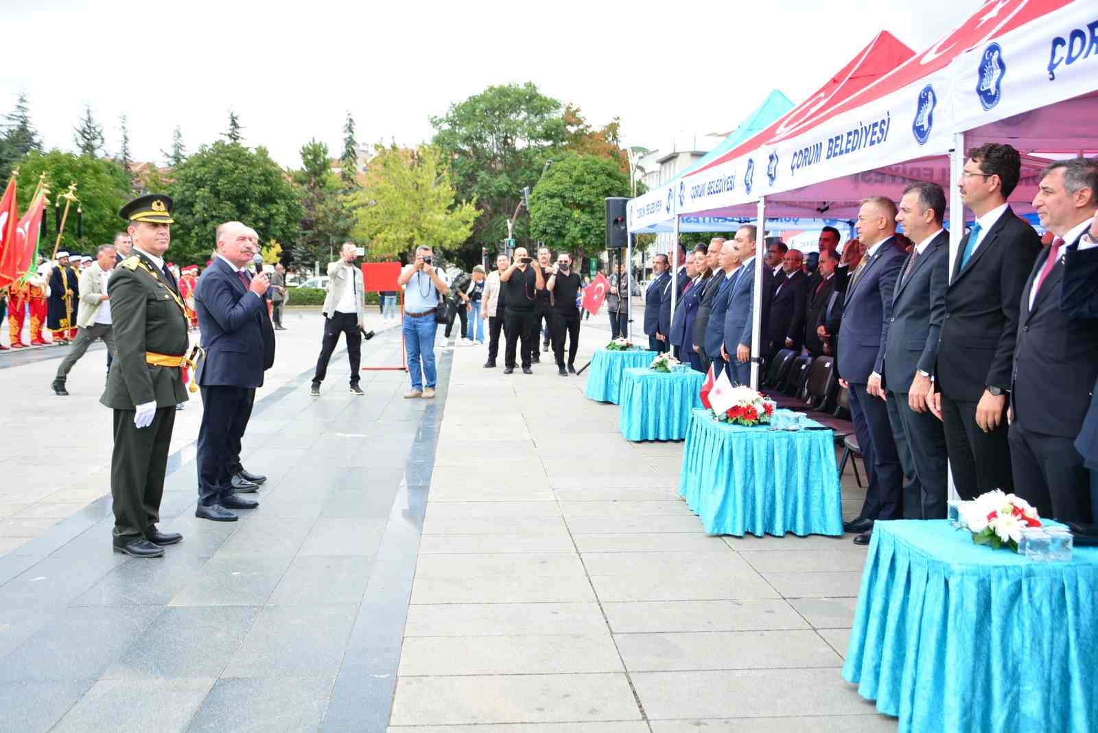 Çorum’da 30 Ağustos Zafer Bayramı coşkuyla kutlandı