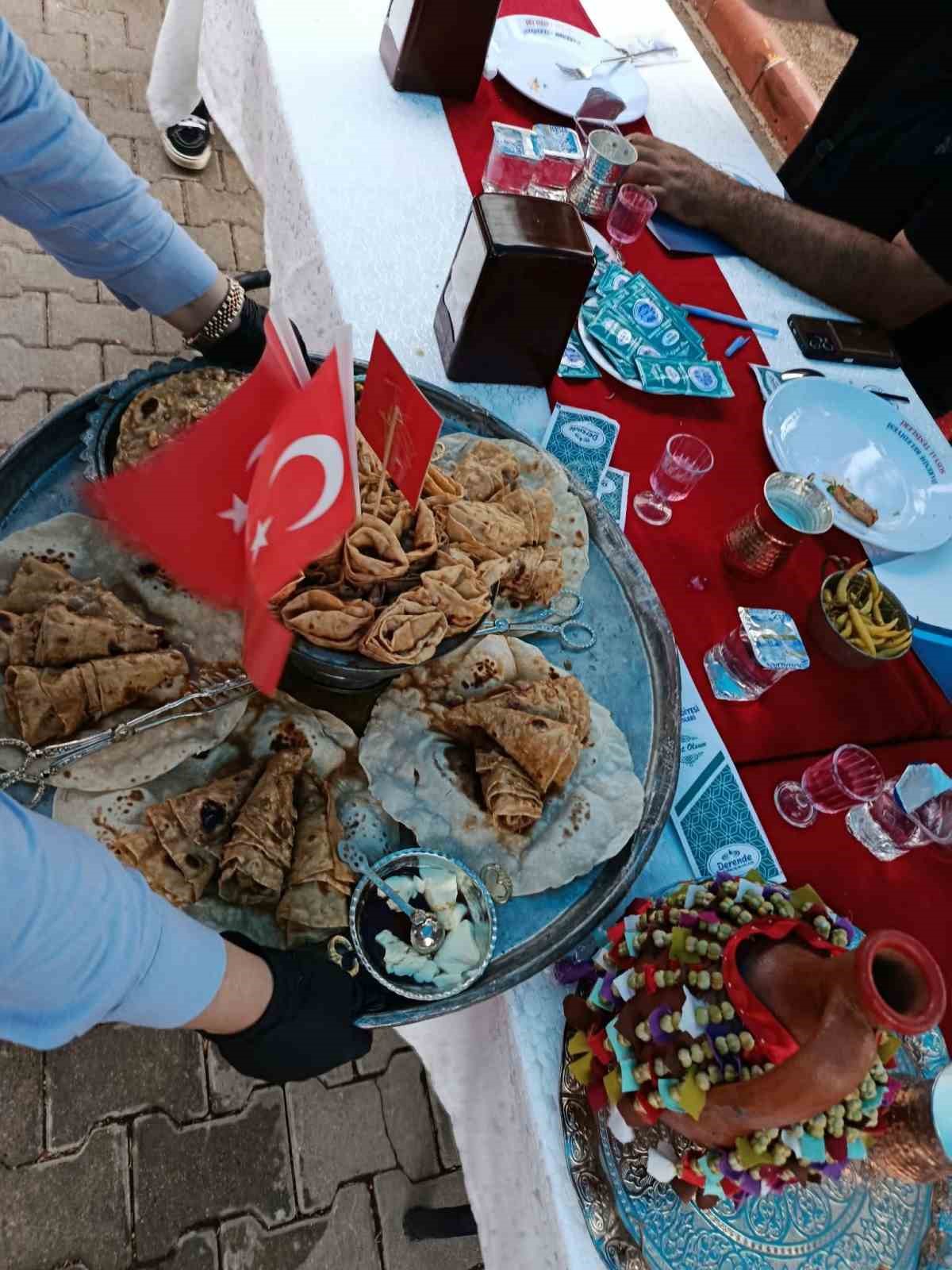Yağmur, Darende lezzetlerinin tadını bozmadı