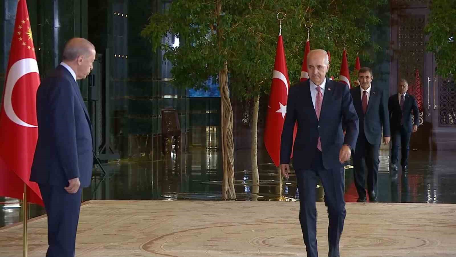 Cumhurbaşkanı Erdoğan, 30 Ağustos Zafer Bayramı tebriklerini kabul etti