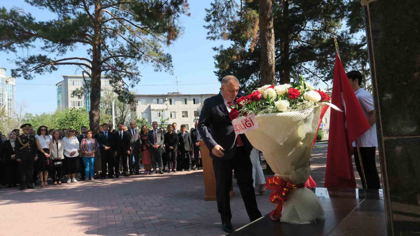Kırgızistan’da 30 Ağustos Zafer Bayramı kutlandı