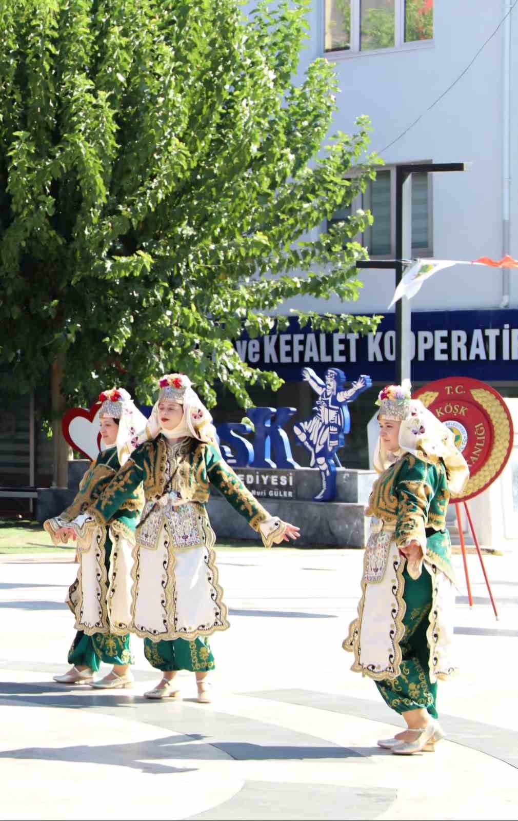Köşk’te 30 Ağustos Zafer Bayramı gurur ve coşkuyla kutlandı