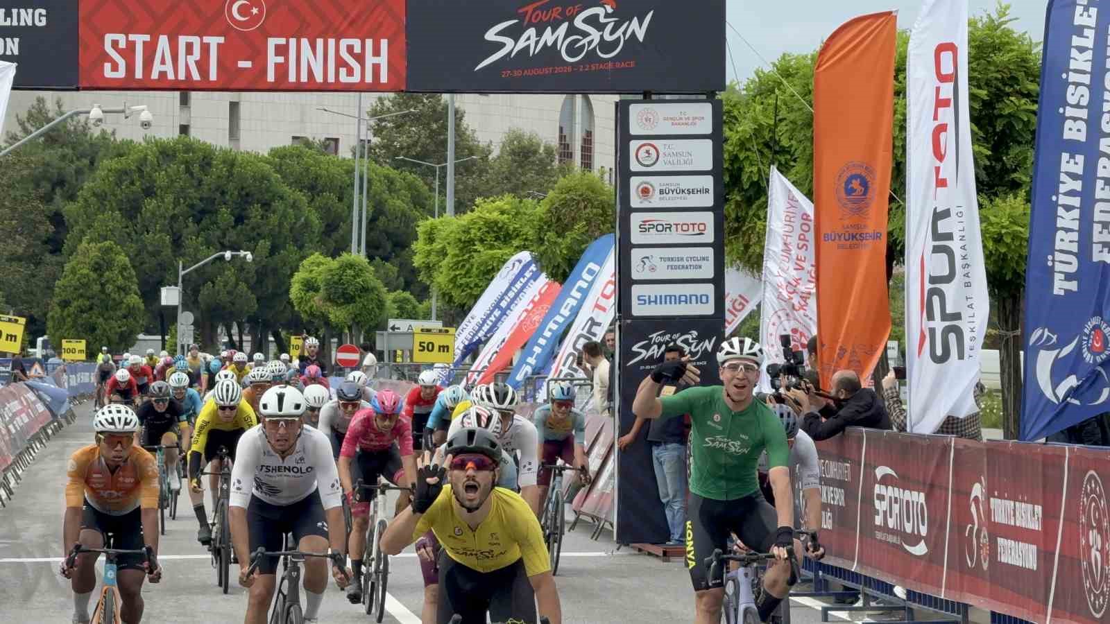 Tour of Samsun 2026 Bisiklet Yarışları’nda Ramazan Yılmaz birinci oldu