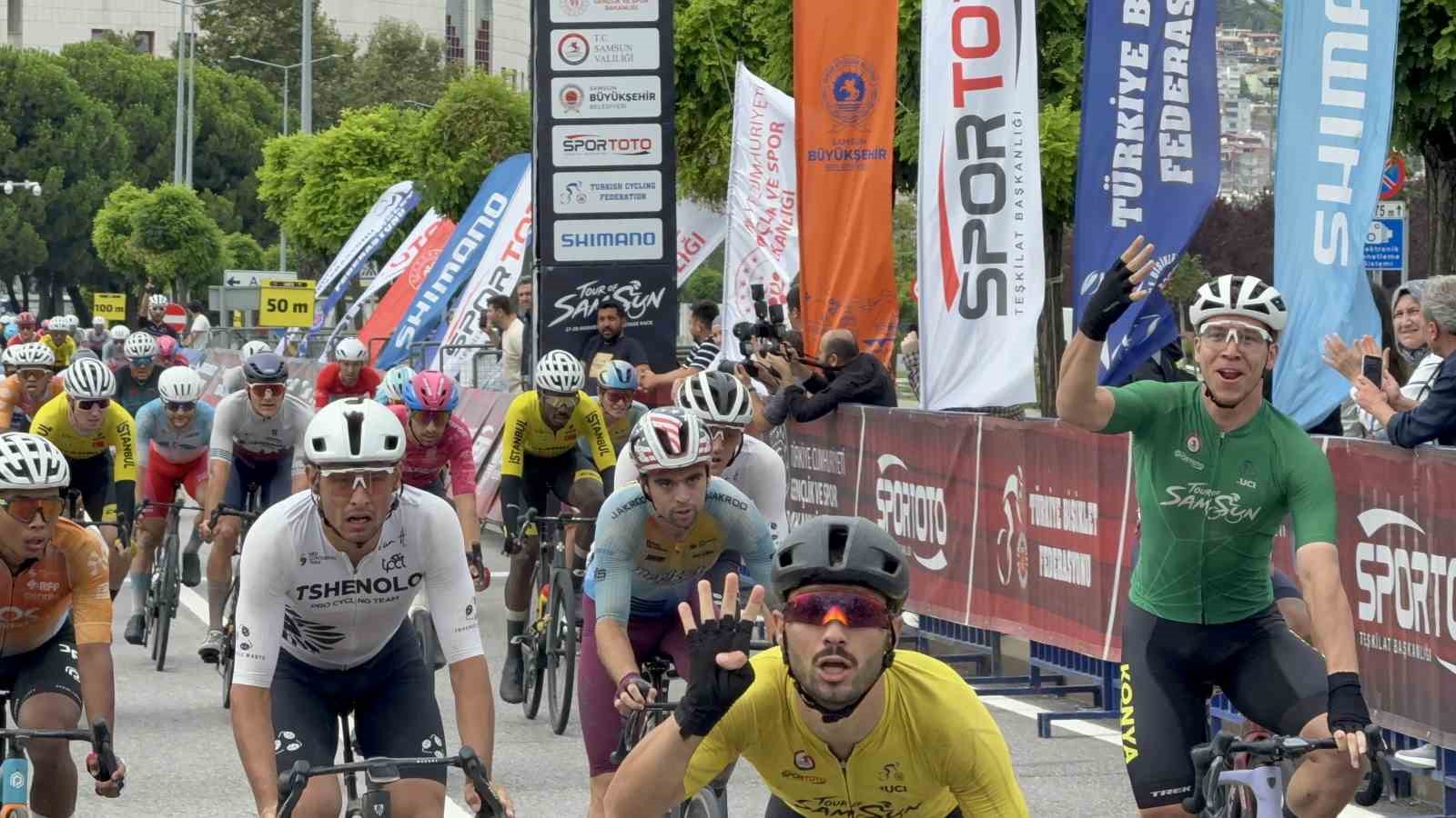 Tour of Samsun 2026 Bisiklet Yarışları’nda Ramazan Yılmaz birinci oldu