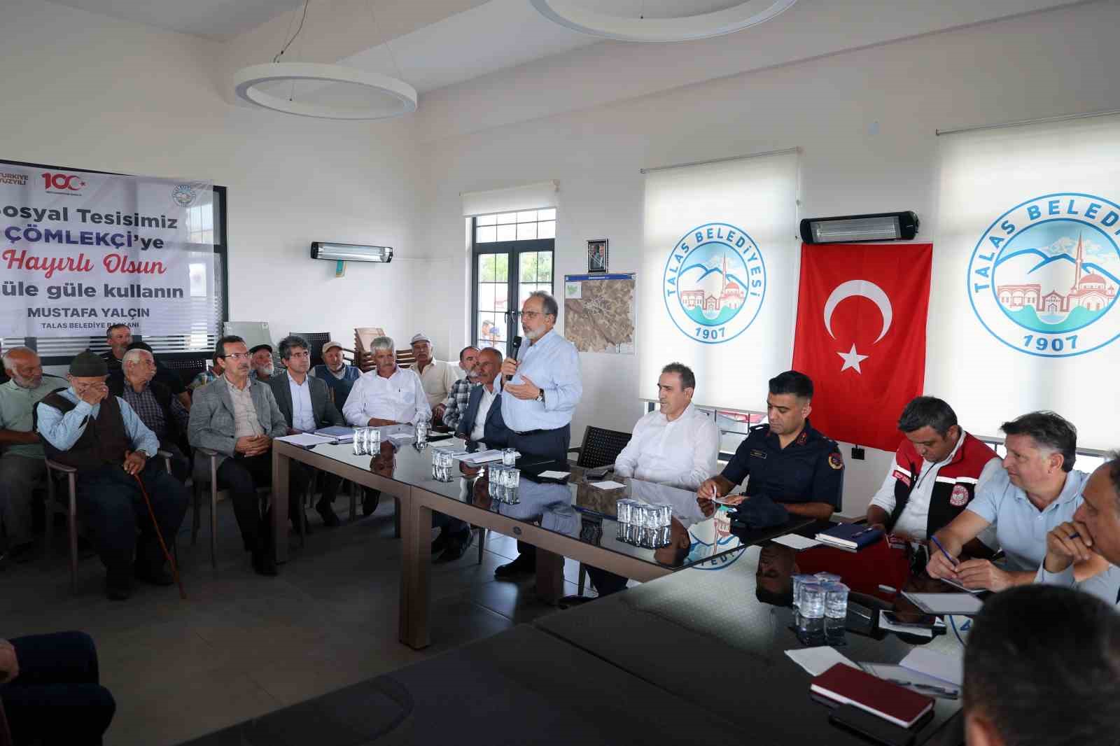 Talas İlçe Tarım ve Orman Müdürü Sağnak: "Yalçın Başkan ziraat odasından daha fazla hizmet üretiyor"