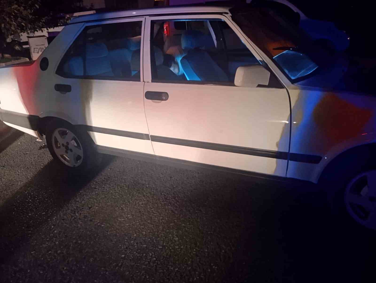 Drift atıp polisten kaçan alkollü sürücüye hararet engeli