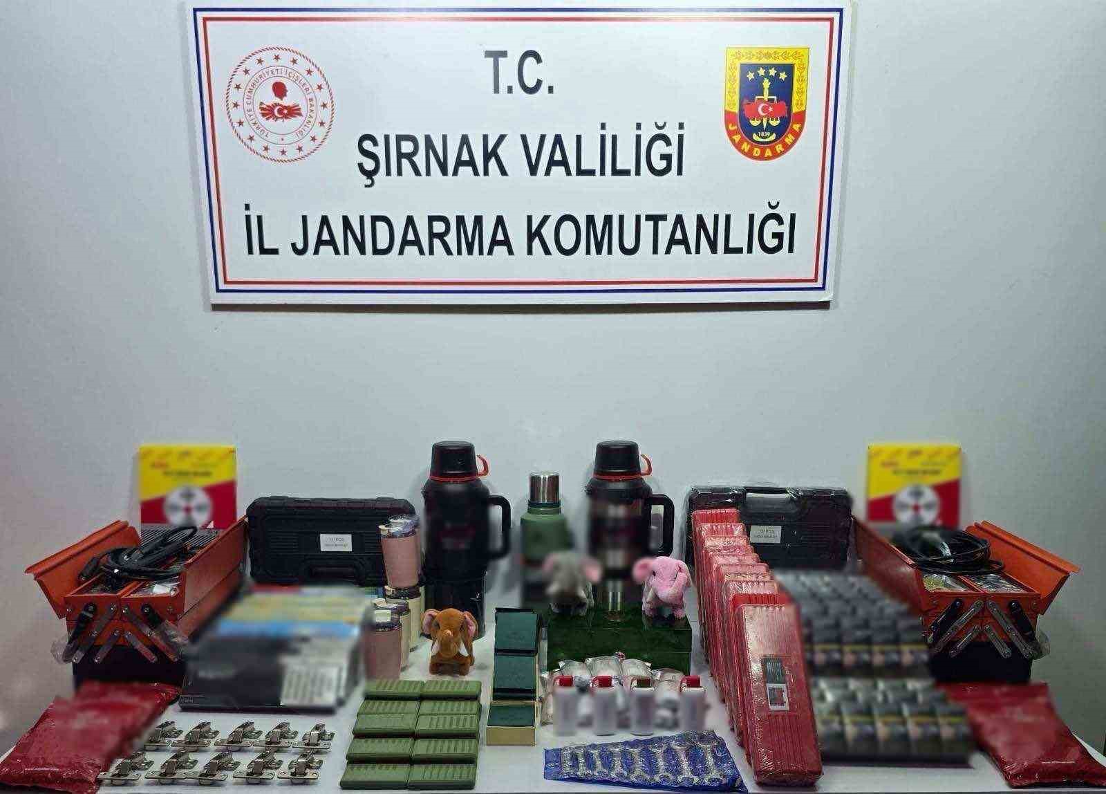 Şırnak’ta jandarmadan kaçakçılık operasyonu