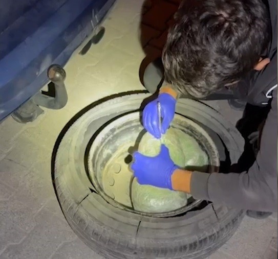 Bitlis’te 6 kilo 550 gram skunk ele geçirildi