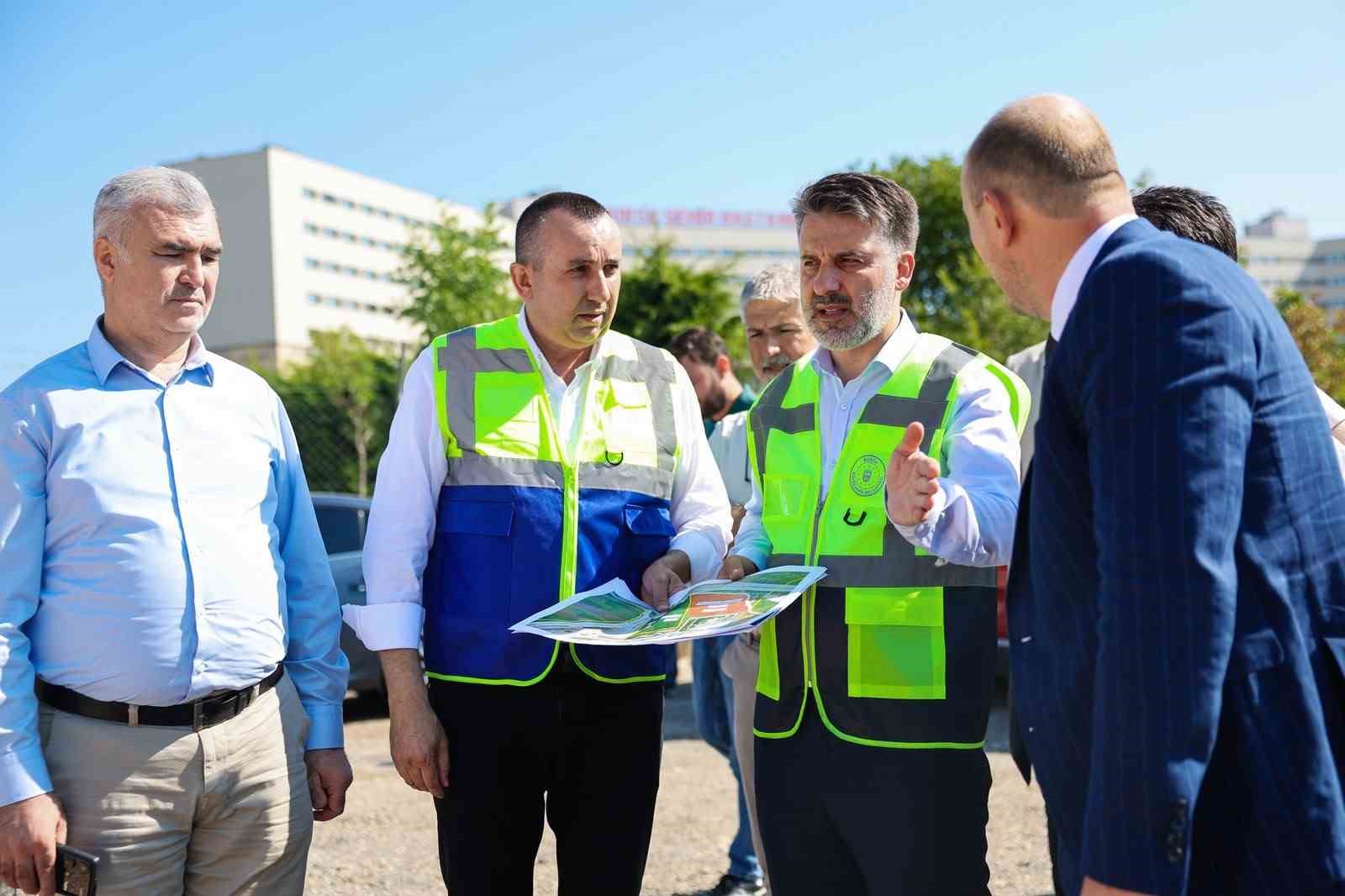 Şehir Hastanesi otoparkı hizmete açıldı