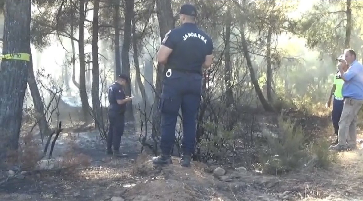 Bayramiç’teki orman yangını büyük ölçüde kontrol altında