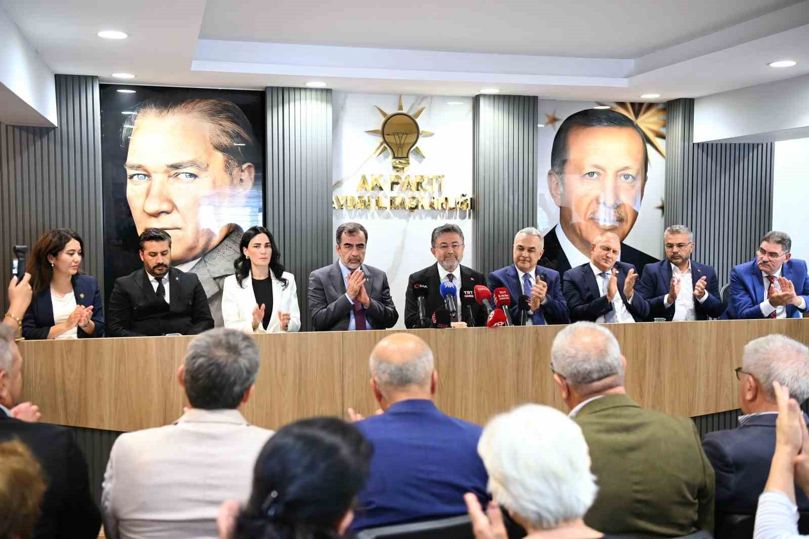 Bakan Yumaklı: "Son 24 yılda Aydın’a yaklaşık 190 milyar liralık yatırım yapıldı"