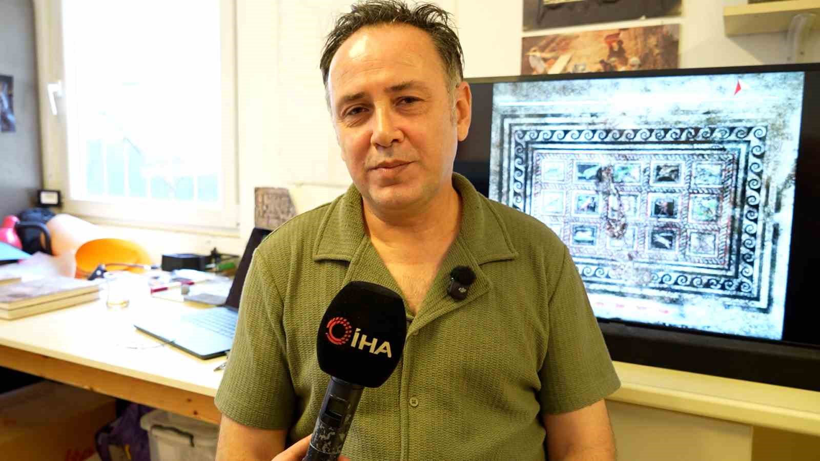 Adramytteion’da Roma villasının eşsiz mozaikleri gün yüzüne çıktı