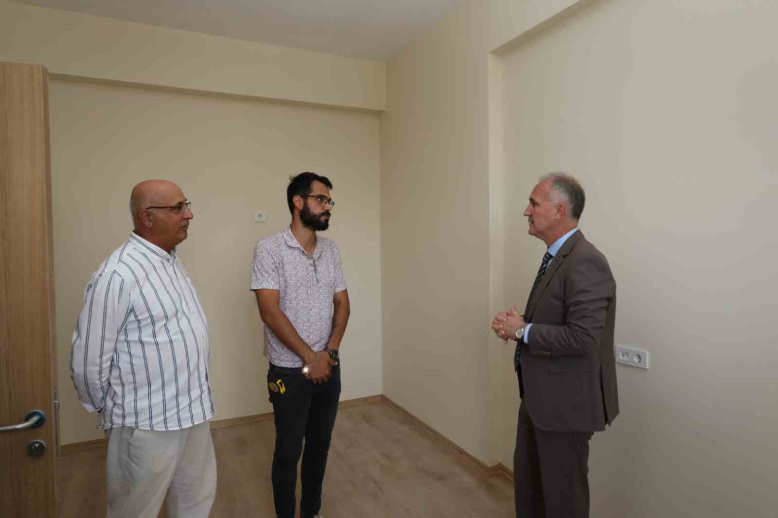 İnegöl’de KYK Erkek Öğrenci Yurdu eğitim öğretim yılına hazırlanıyor