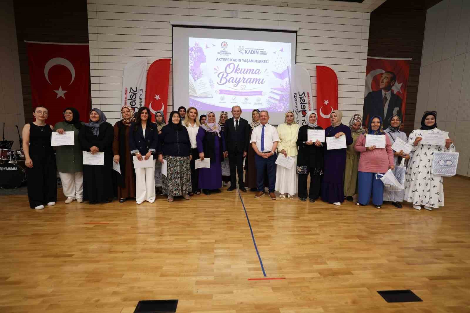 Büyükşehirle hayatları değişen kadınlar sertifikalarını aldı