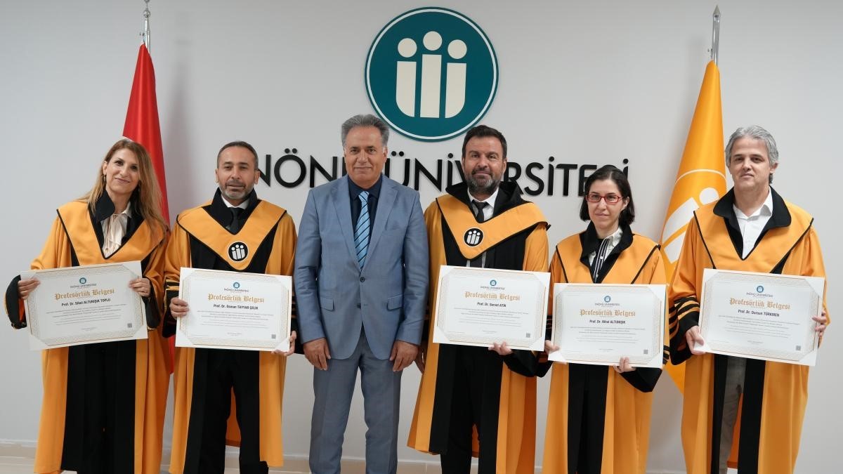 İnönü Üniversitesinde akademik yükselme töreni