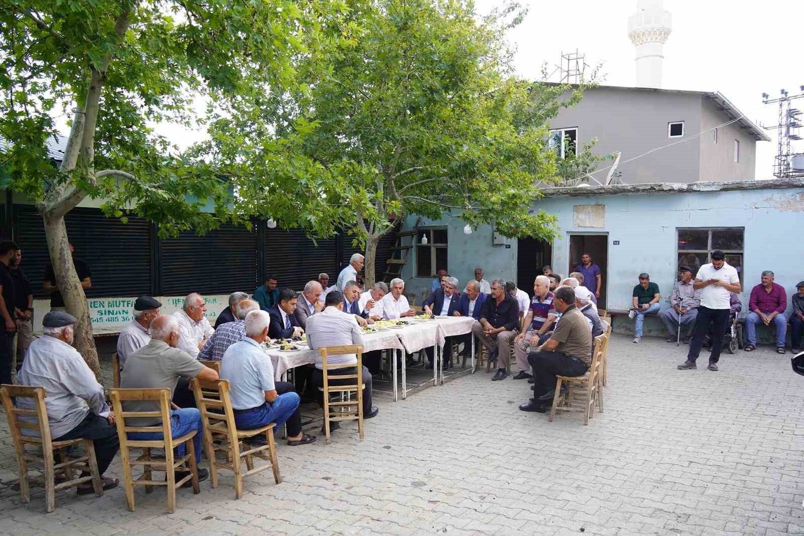Milletvekili Şan, Tut ilçesinde vatandaşlarla buluştu