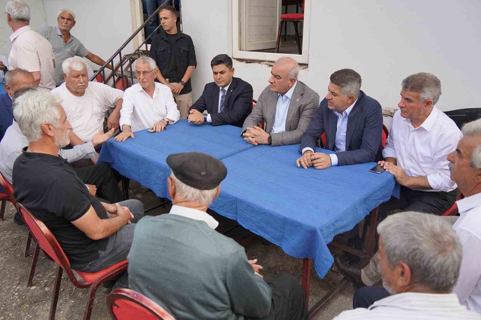 Milletvekili Şan, Tut ilçesinde vatandaşlarla buluştu