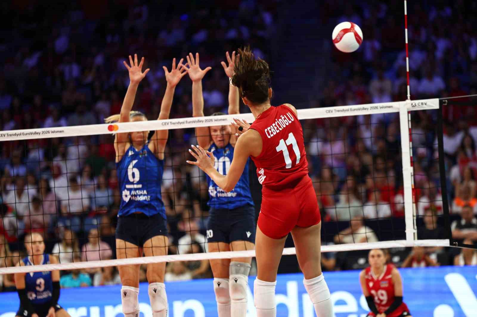 Milliler, CEV Avrupa Şampiyonası’nda çeyrek finale yükseldi