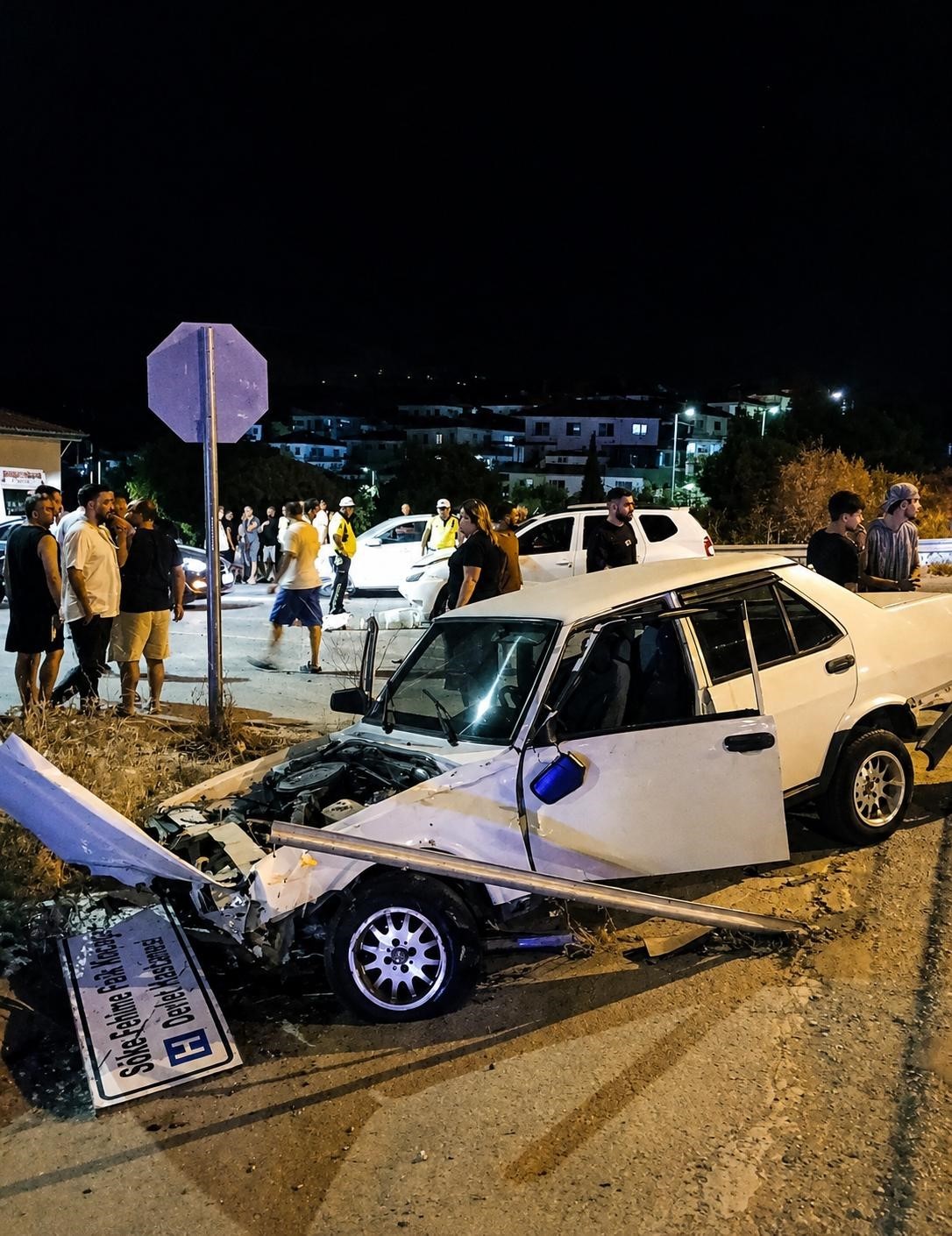Söke’de trafik kazası: 2 yaralı