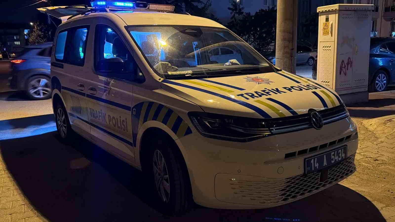 Bolu’da taksi ile motokurye çarpıştı: 1 yaralı