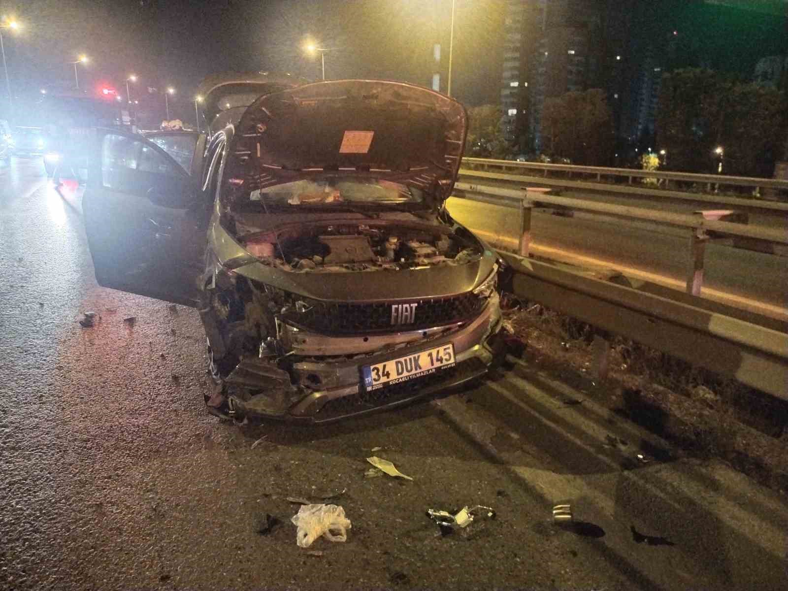Ümraniye’de zincirleme kaza: 3 yaralı