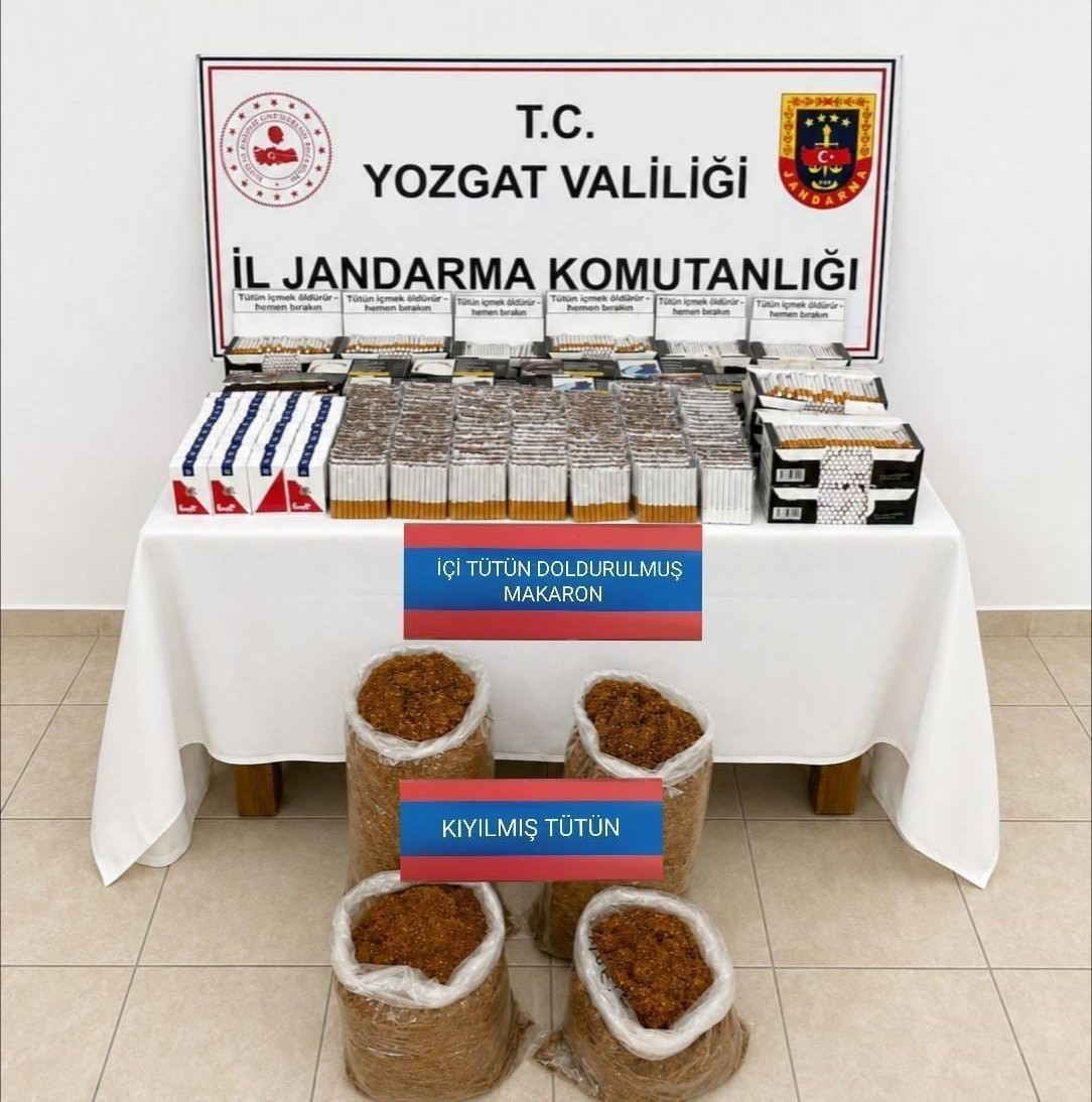 Yozgat’ta toplam 12 bin adet makaron ele geçirildi