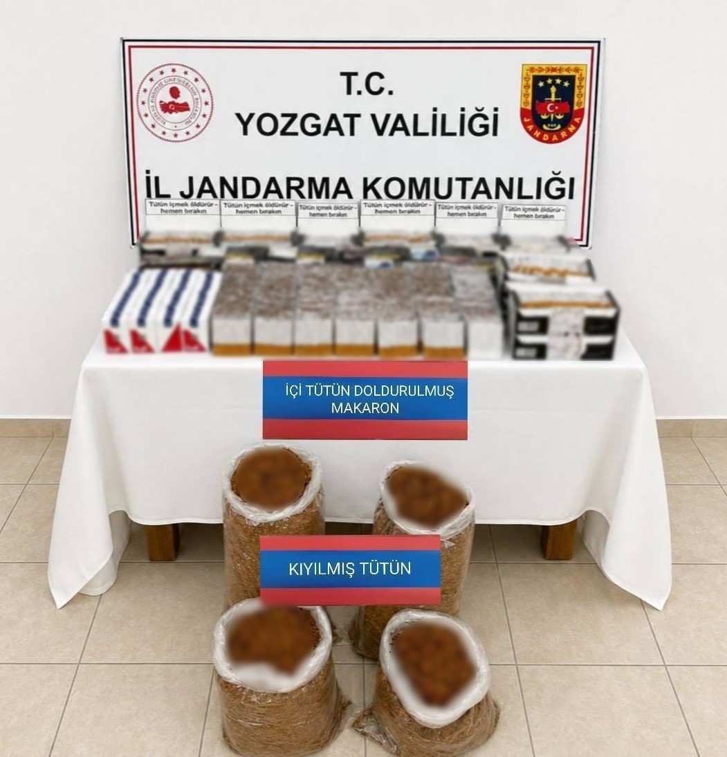 Yozgat’ta toplam 12 bin adet makaron ele geçirildi