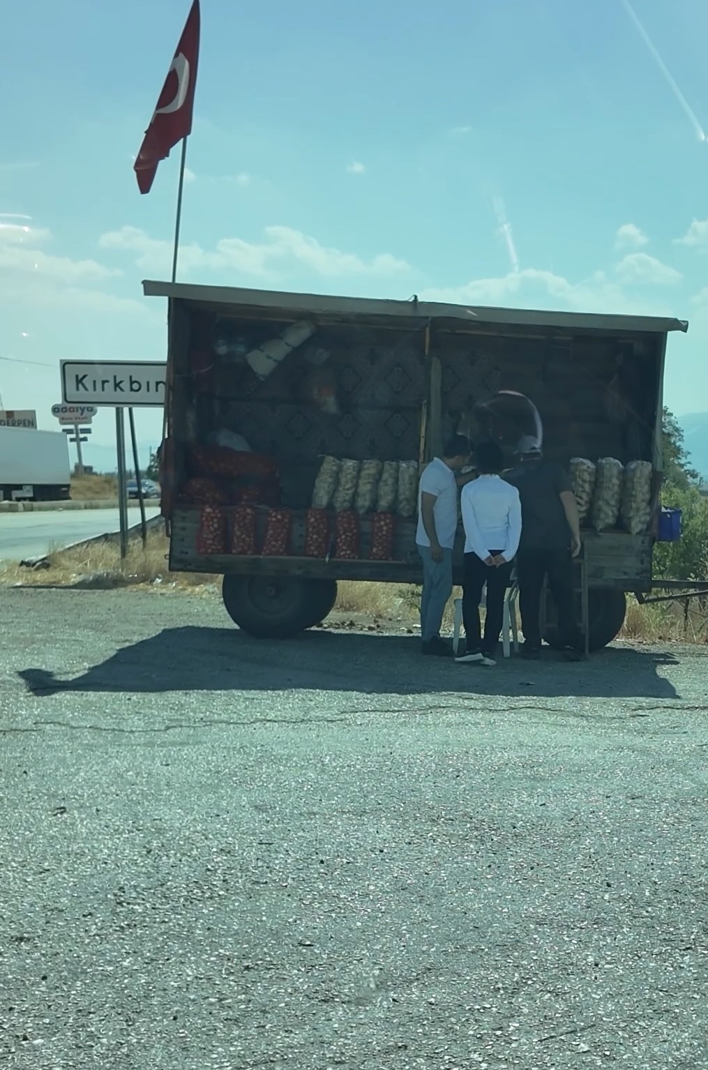 Hileli patates satışı yapan seyyar satıcılara yönelik denetim