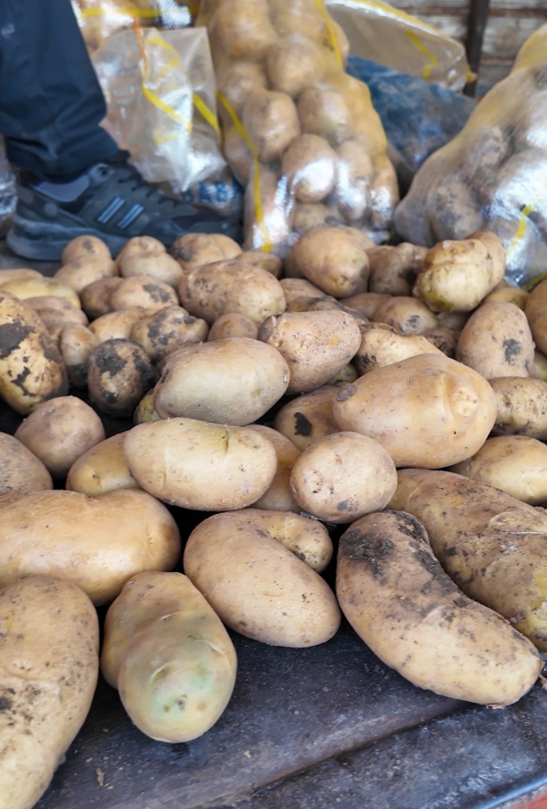 Hileli patates satışı yapan seyyar satıcılara yönelik denetim