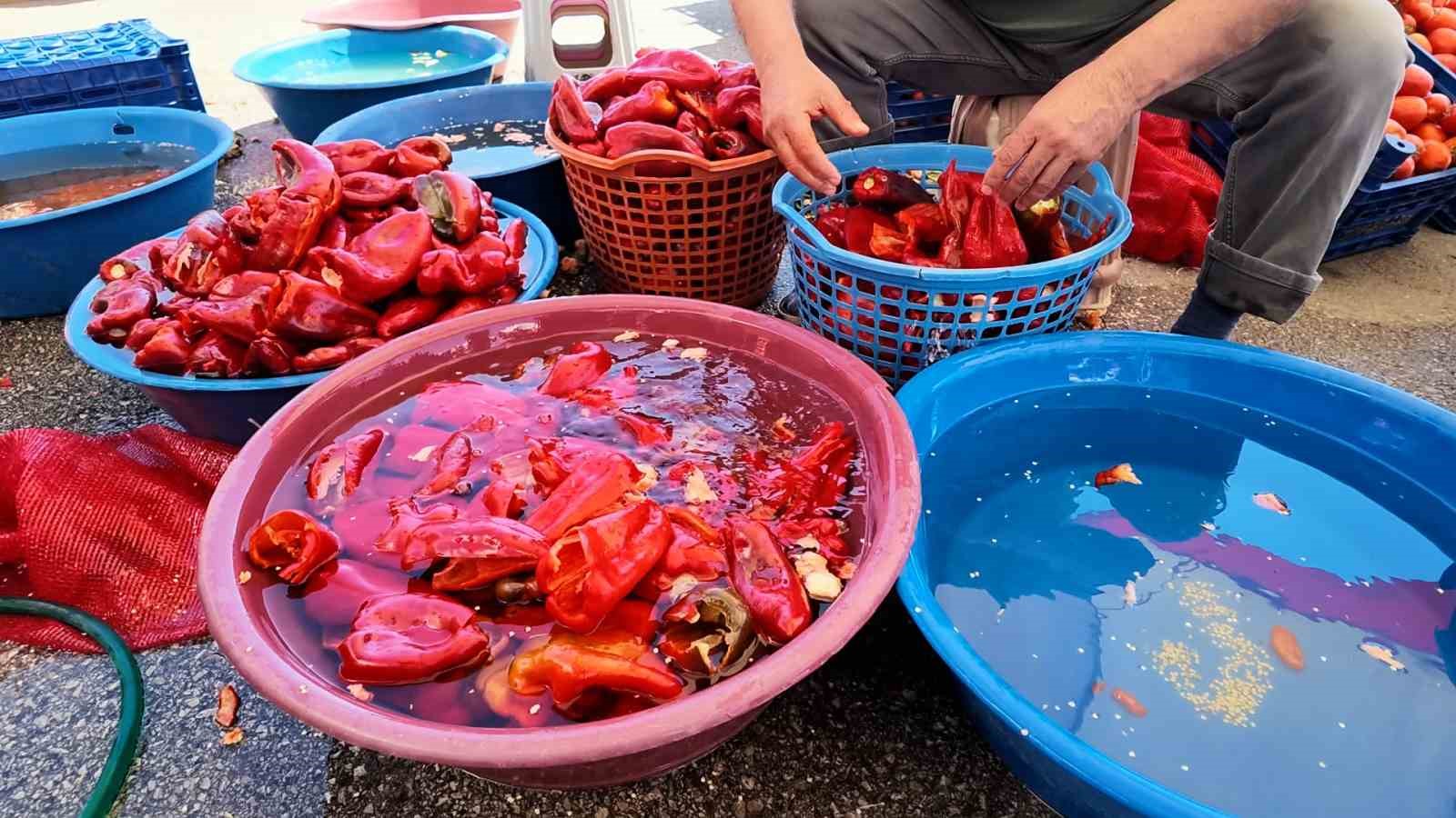 Niğde’de kışlık salça mesaisi başladı
