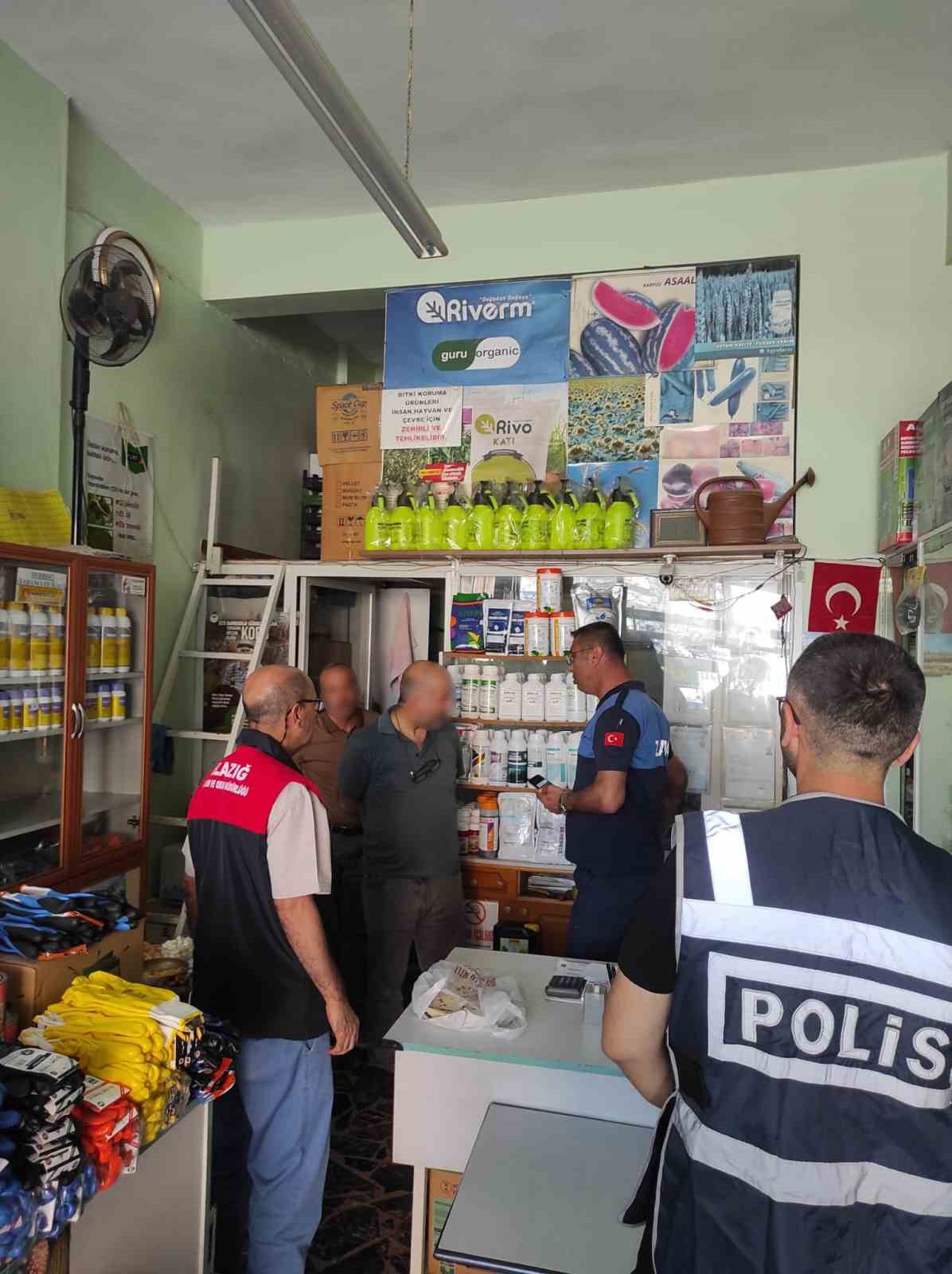 Elazığ’da gübre dağıtıcıları ve tüp bayileri denetlendi
