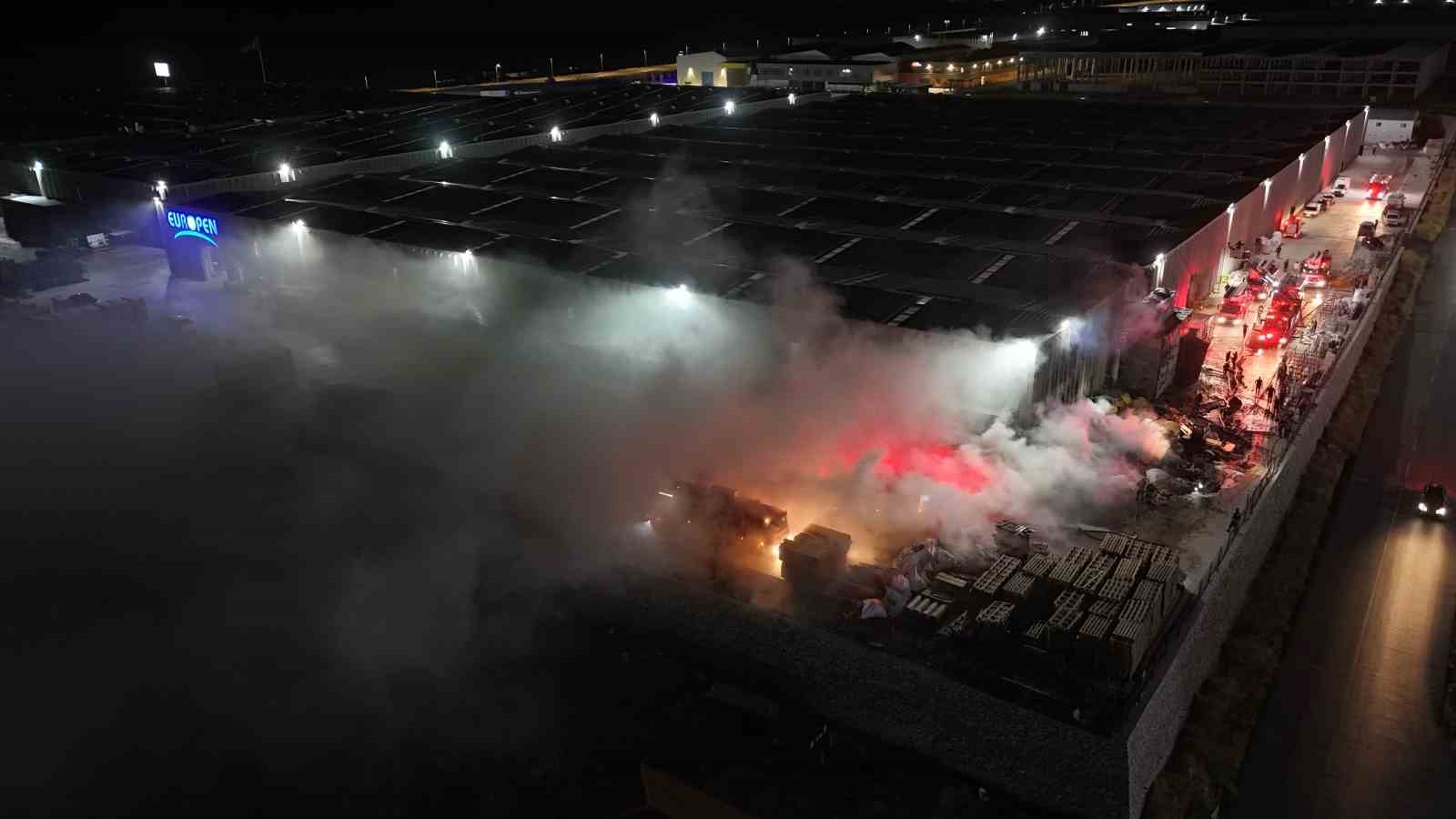 Eskişehir’de fabrika yangını
