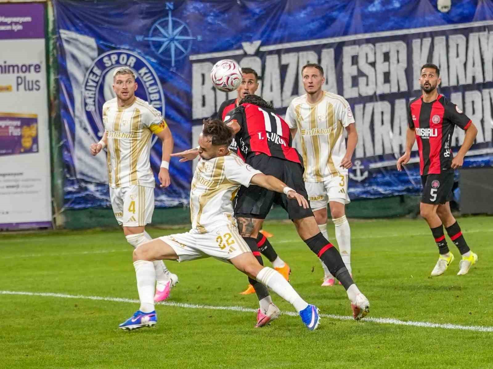 Trendyol 1. Lig: Fatih Karagümrük: 1 - Kayserispor: 1