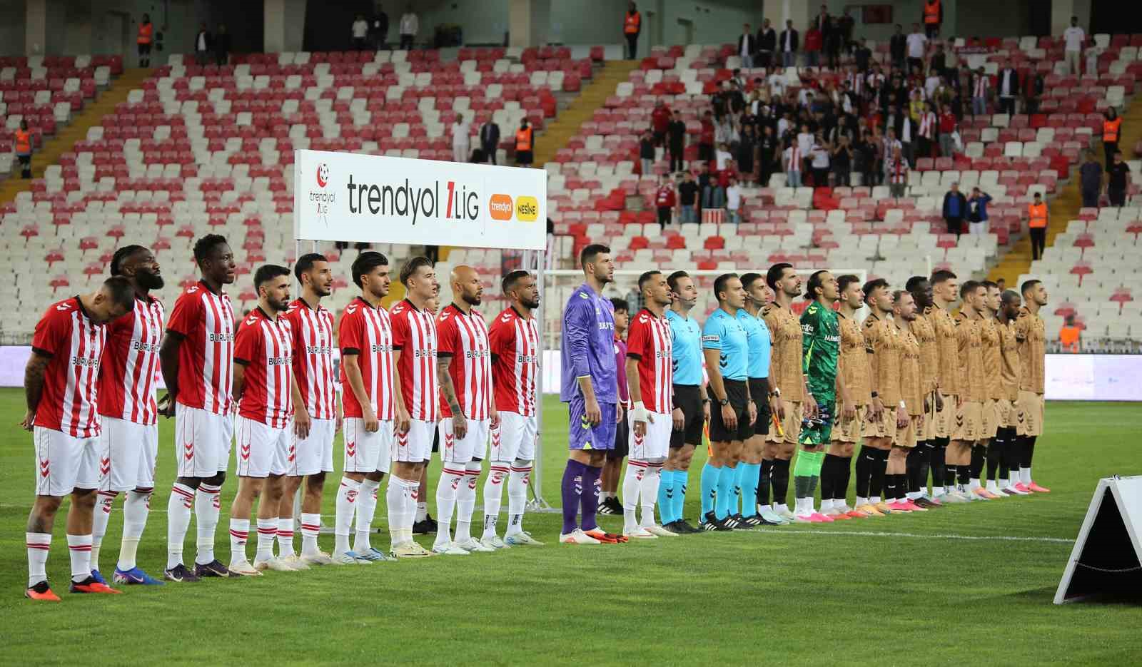 Trendyol 1. Lig: Sivasspor: 2 - Mardin 1969 Spor: 2