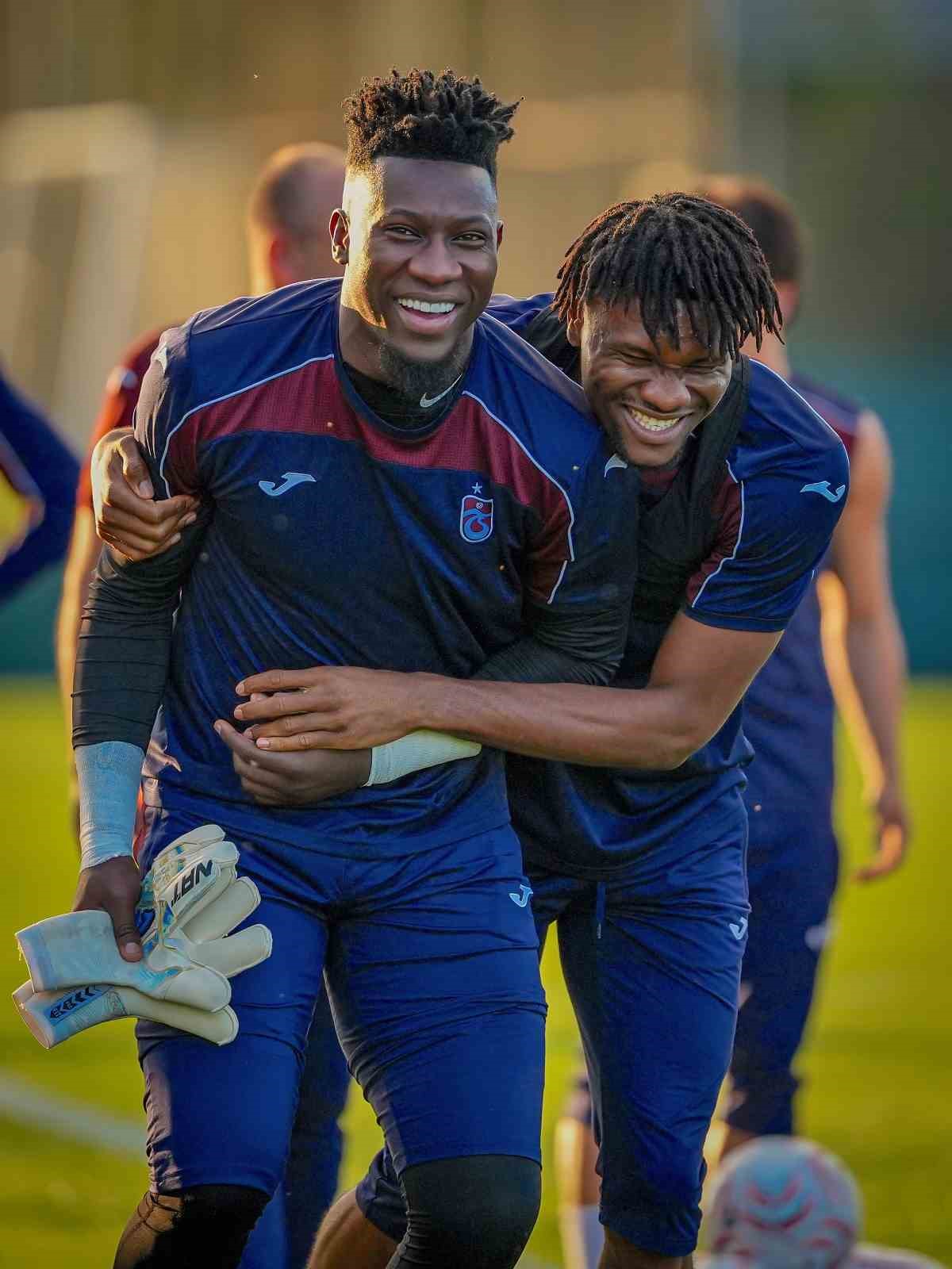 Franculino Dju, Trabzonspor’la ilk antrenmanına çıktı