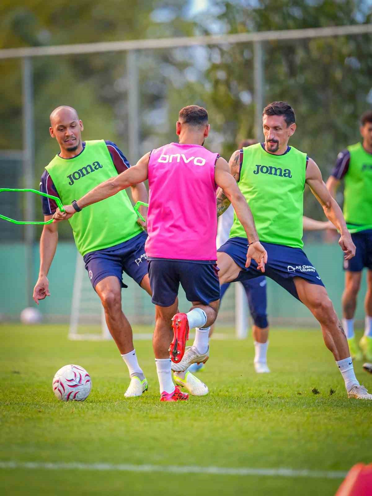 Franculino Dju, Trabzonspor’la ilk antrenmanına çıktı