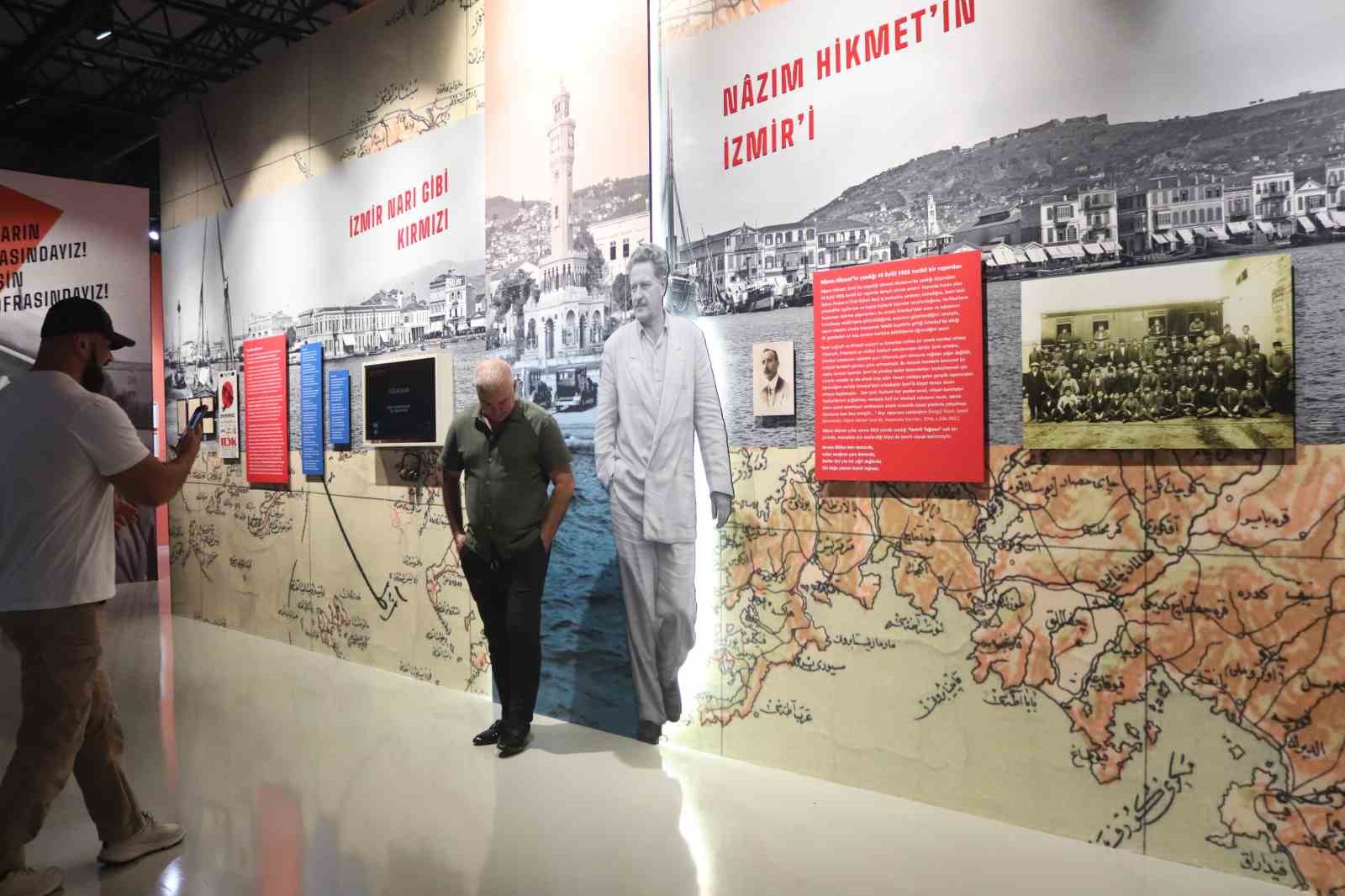 İzmir’de ’Nazım Hikmet-Romantika’ sergisi kapılarını açtı