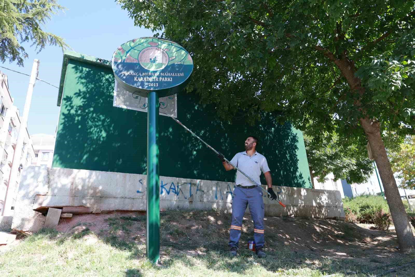 Osmangazi Belediyesi’nden parkları güzelleştiren dokunuş