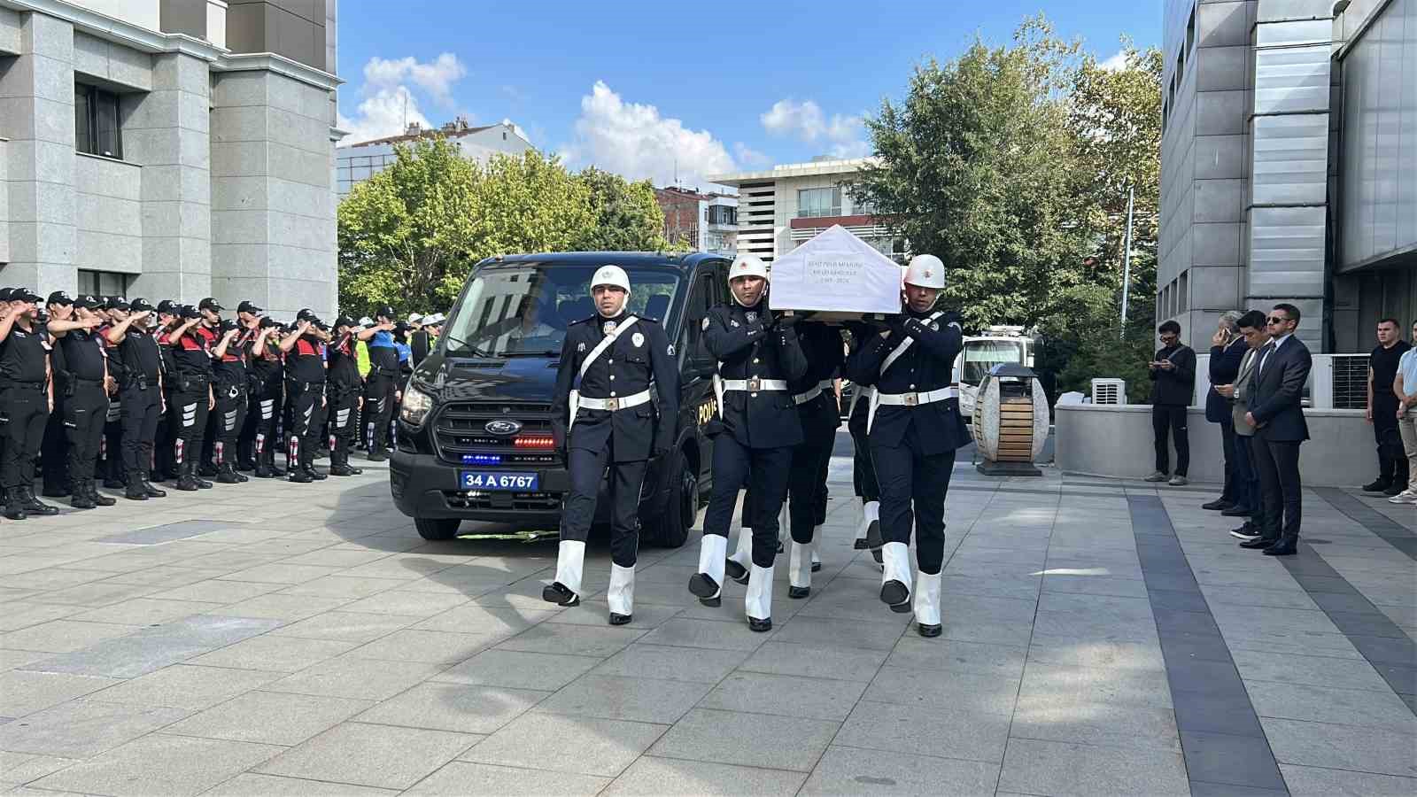 Şehit polis için İstanbul’da tören düzenlendi