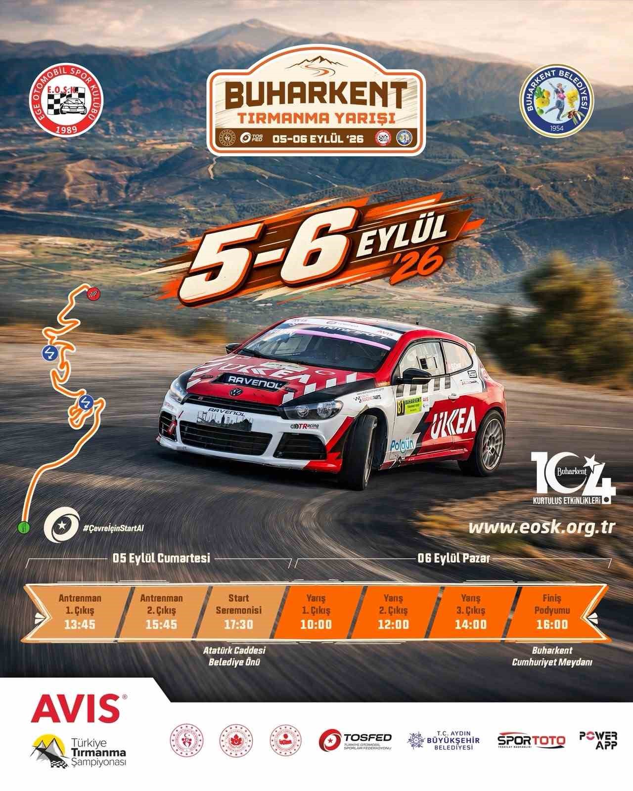 Buharkent Tırmanma Yarışı 6. kez start alacak