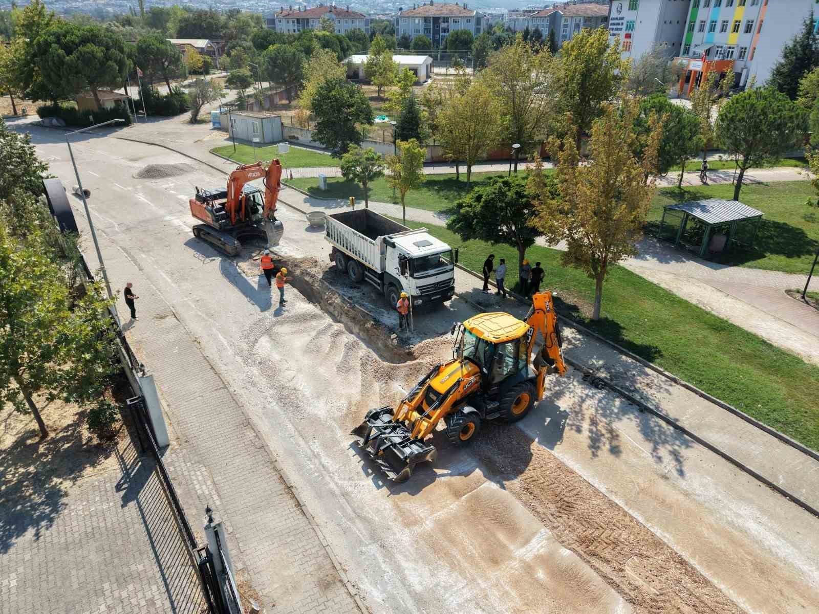 Büyükşehir’den Kayapa TOKİ’de altyapıya kalıcı çözüm