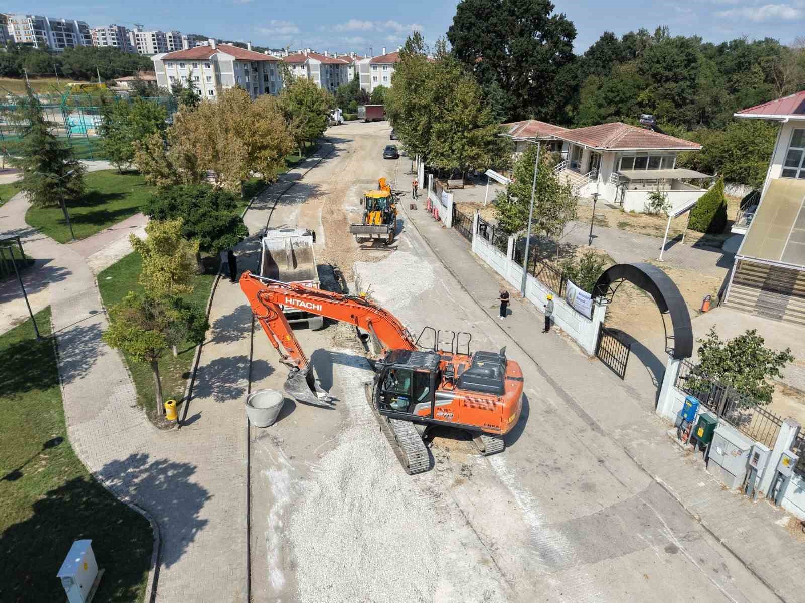 Büyükşehir’den Kayapa TOKİ’de altyapıya kalıcı çözüm