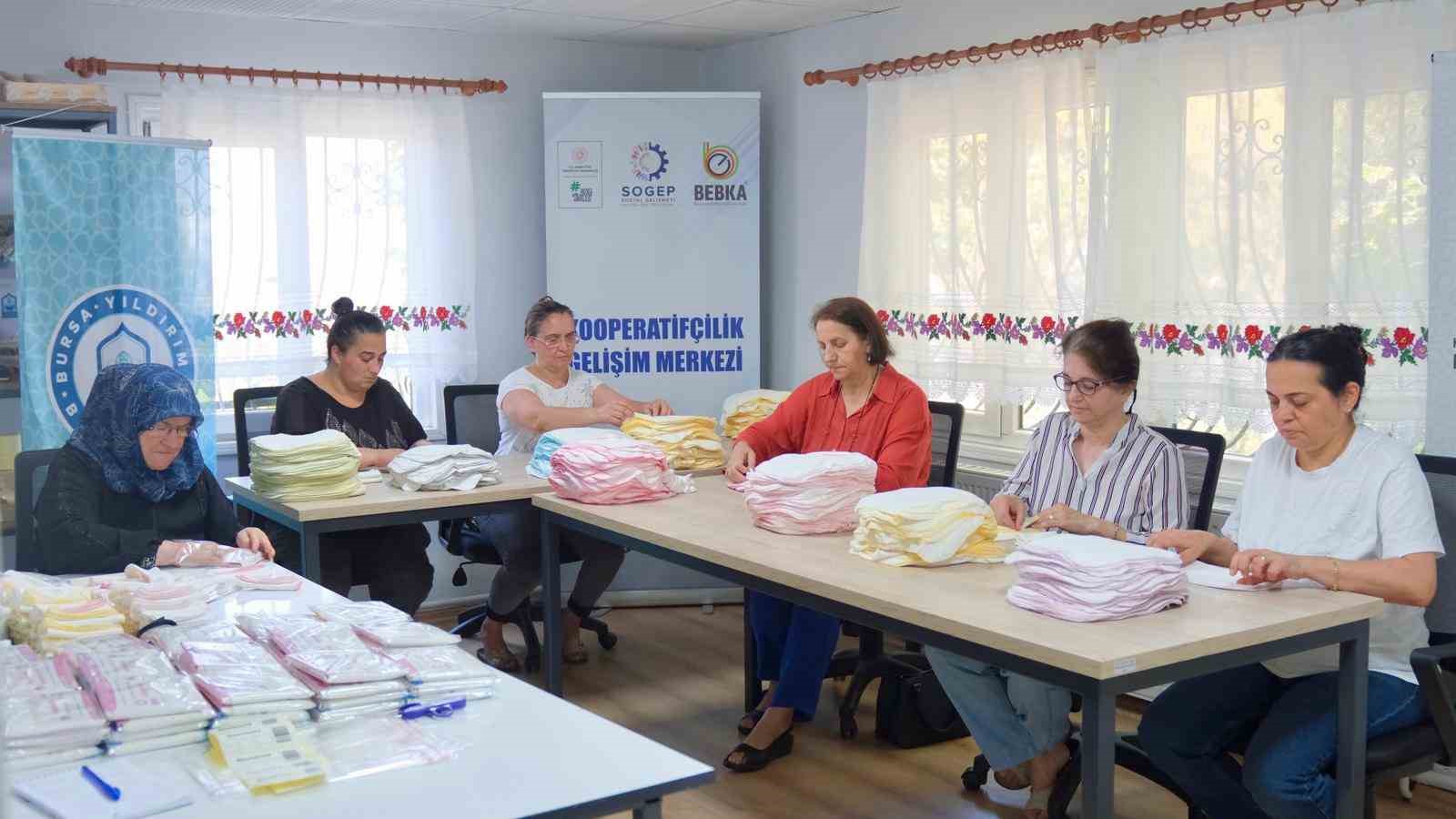 Kadınlar üretiyor, Yıldırım kazanıyor