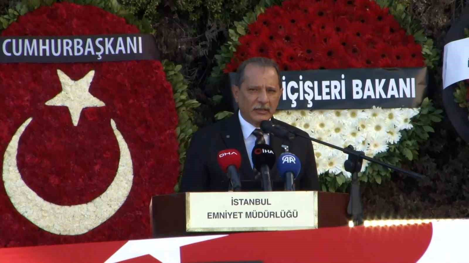 Esenurt’ta denetim sırasında şehit olan polis memuru için tören düzenlendi