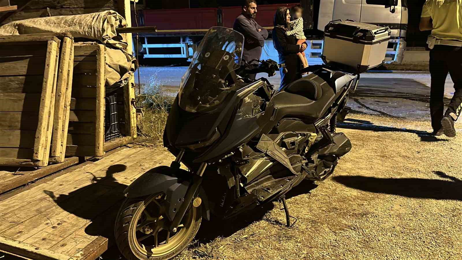 Damatlık giymeye hazırlanırken kefen giyen gencin kazası kamerada